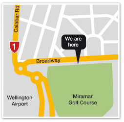 Mirmar Physio, NZ, Wellington - Map